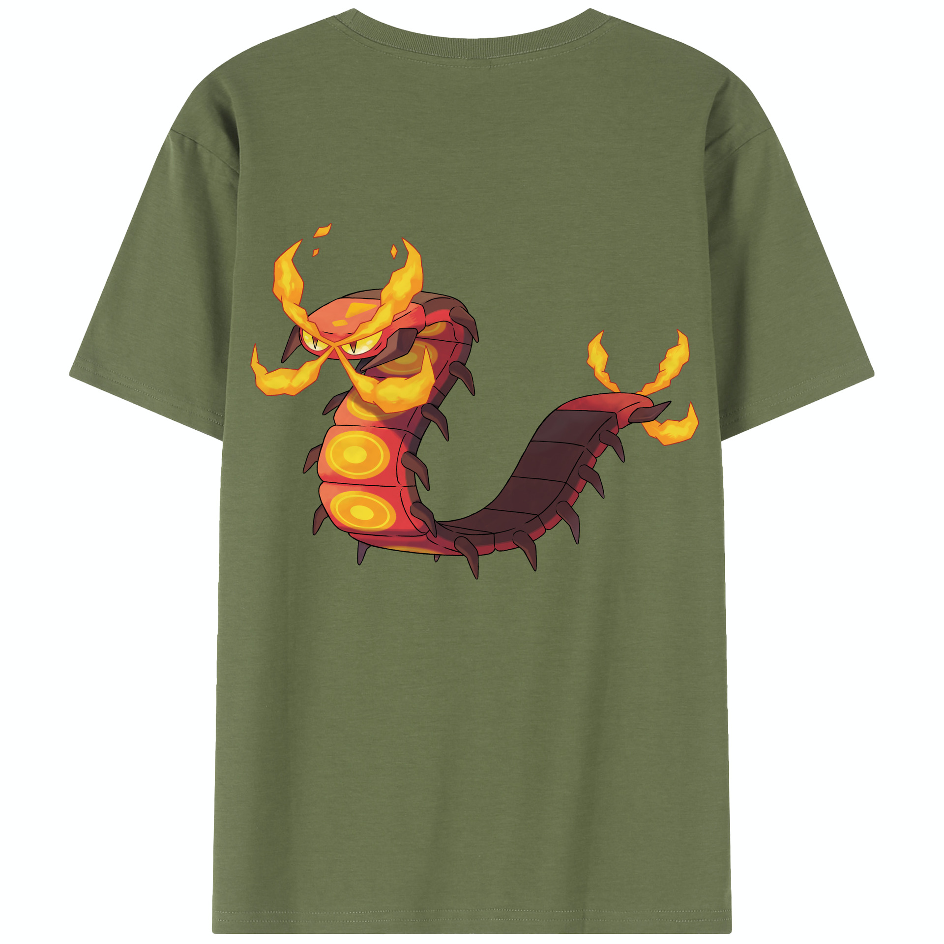 （画像用） ポケットモンスター Pokémon 綿100％半袖Tシャツ（背面プリント）